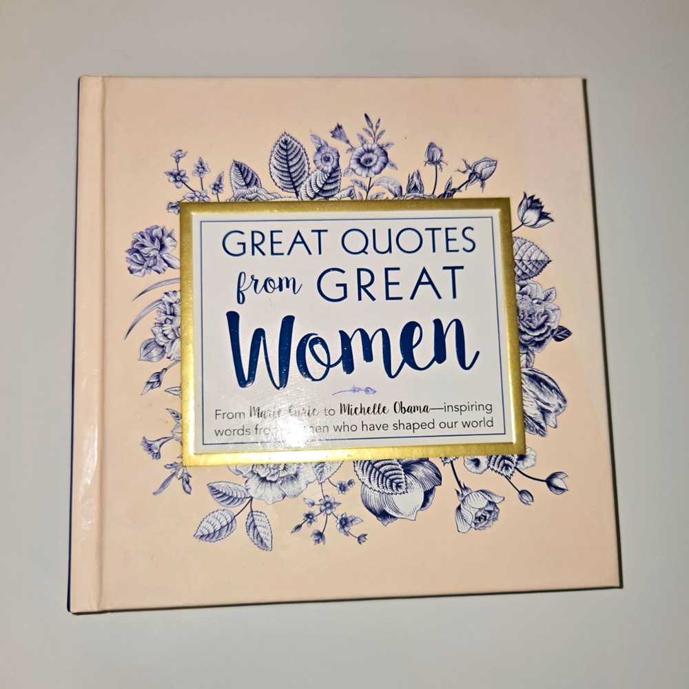 Great Quotes from Great Women Hardcover Book Peggy Anderson Simple Truths Gift